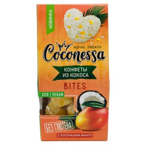 Конфеты из кокоса с манго 90 гр Coconessa