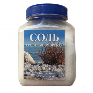 Соль средиземноморская 500 гр Ваше Здоровье