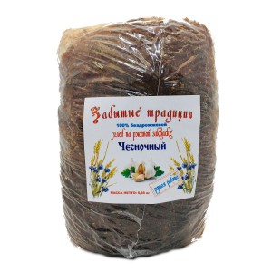 Хлеб на закваске Чесночный 350 гр Забытые традиции