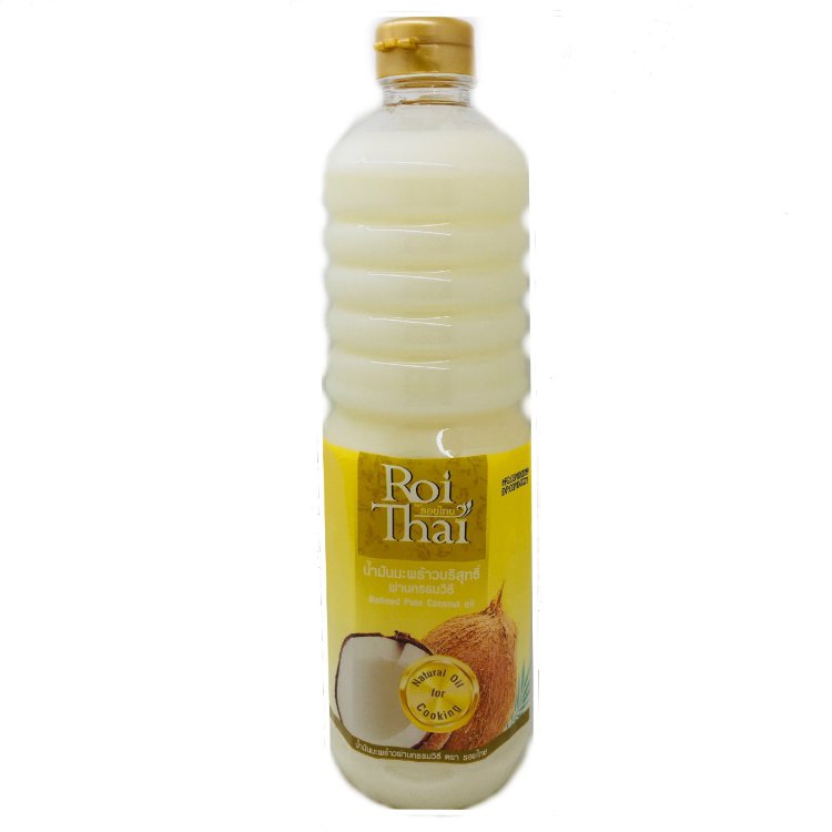 Масло кокосовое рафинированное 1 л Roi Thai