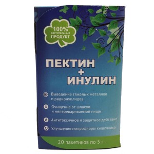 Пектин + Инулин 20 пакетиков по 5 гр ООО Полинка