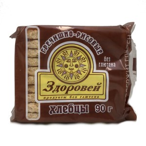 Хлебцы Гречишно-рисовые 90 гр Здоровей без глютена