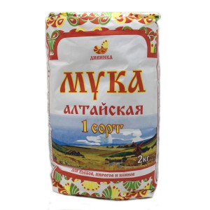 Мука Алтайская 1 сорт 2 кг Дивинка