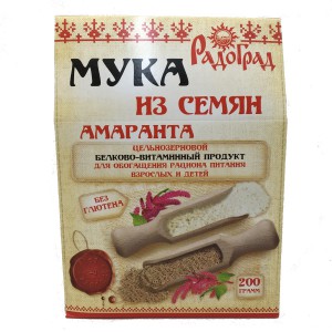 Мука из семян амаранта 200 гр Радоград