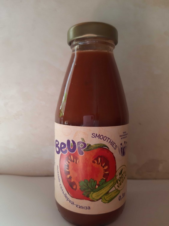 Сок томат-сельдерей -кинза 0,3 л Beup