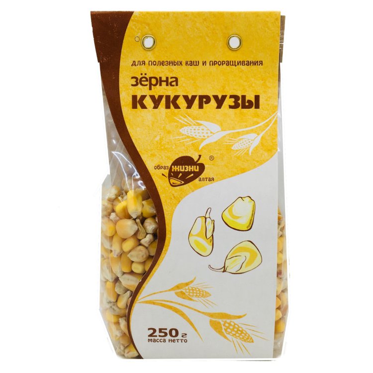 Зерно кукурузы для проращивания 250 гр Дивинка